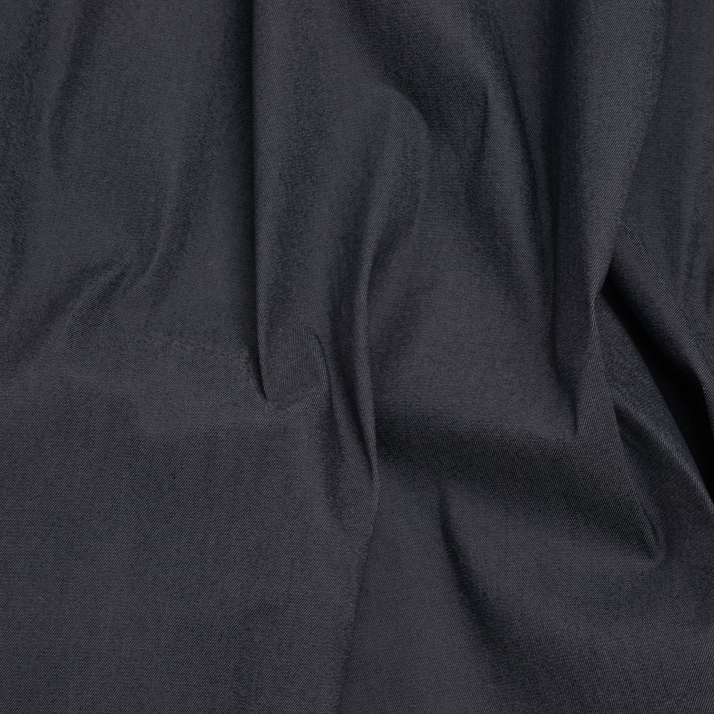 Stretch Cotton Denim Made in Italy - Charcoal Blue