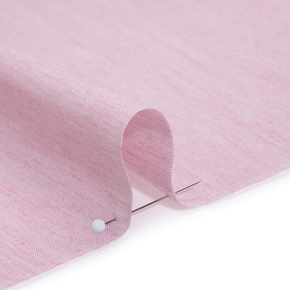 Cotton and Polyester Chambray Made in Italy - Heathered Dusty Pink