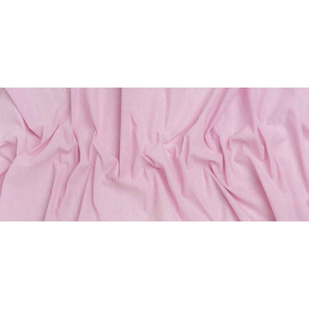 Cotton and Polyester Chambray Made in Italy - Heathered Dusty Pink - Full