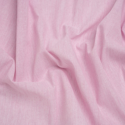 Cotton and Polyester Chambray Made in Italy - Heathered Dusty Pink