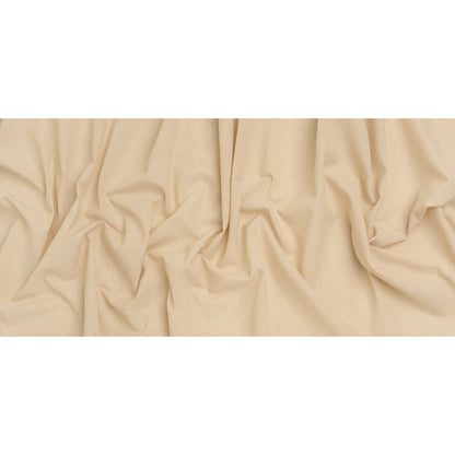 Cotton and Polyester Chambray Made in Italy - Heathered Natural Beige