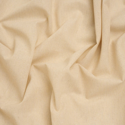 Cotton and Polyester Chambray Made in Italy - Heathered Natural Beige