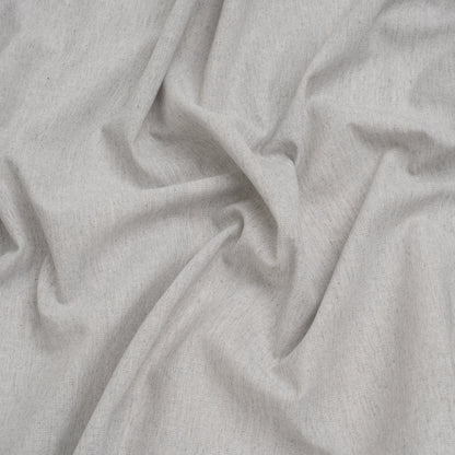 Cotton and Polyester Chambray Made in Italy - Heathered Cool Stone Gray