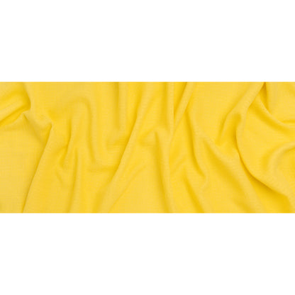Linen and Cotton Waffle Woven Made in Italy - Bright Sun Yellow