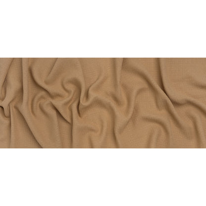 Linen and Cotton Waffle Woven Made in Italy - Camel Beige