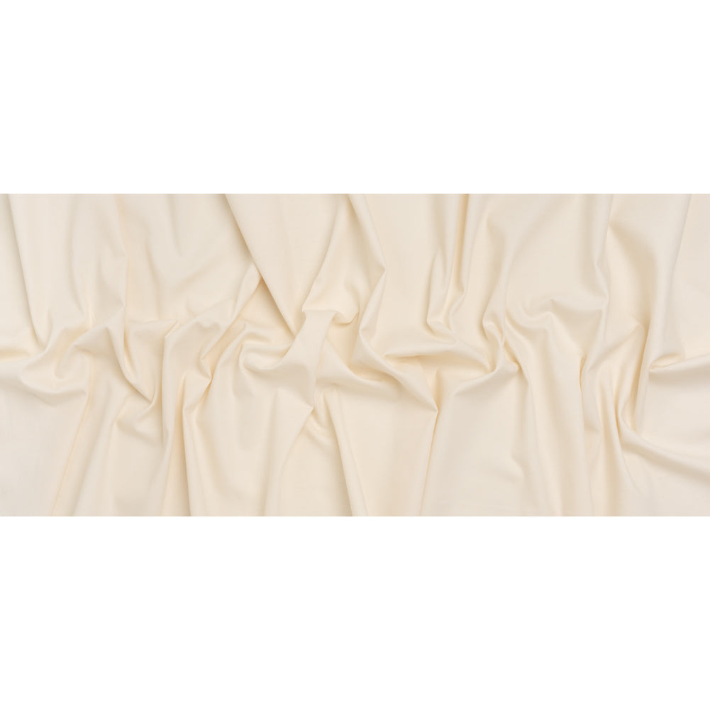 Organic Cotton and Linen Blend Chino Made in Italy - Ecru Cream - Full