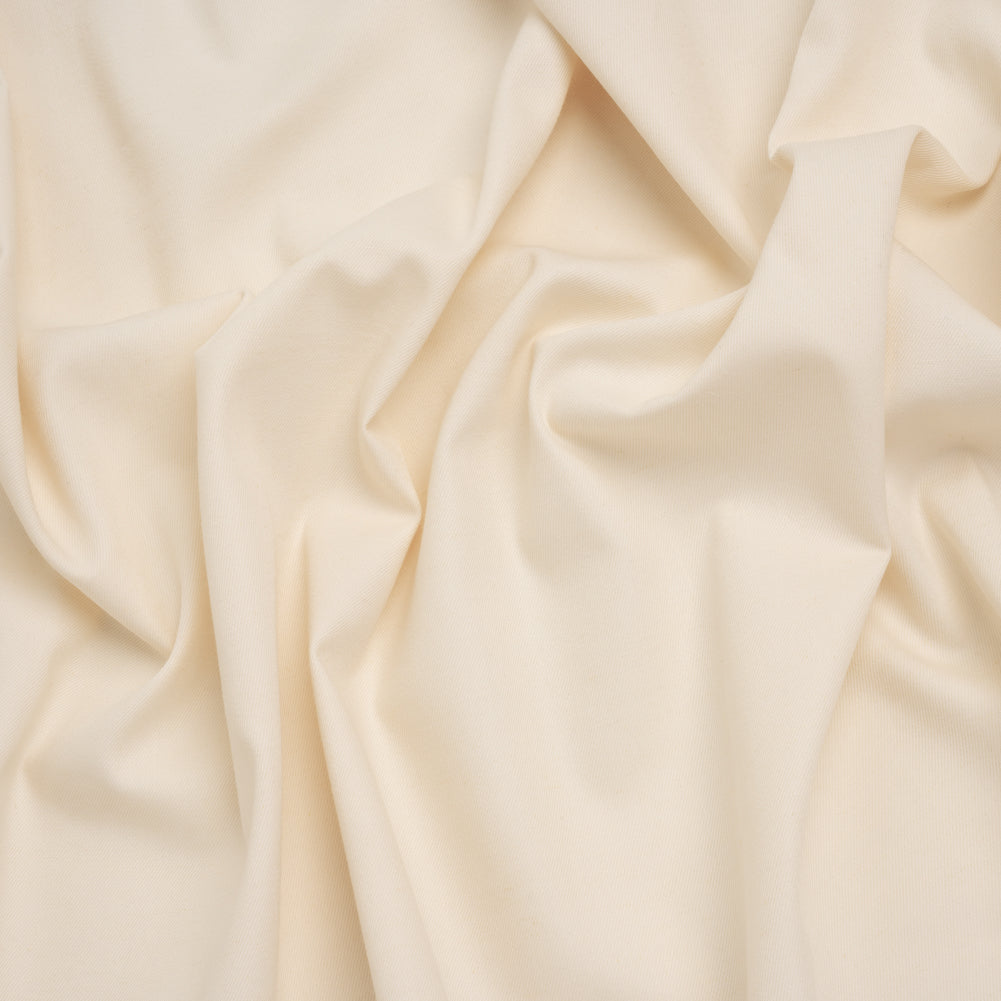 Organic Cotton and Linen Blend Chino Made in Italy - Ecru Cream
