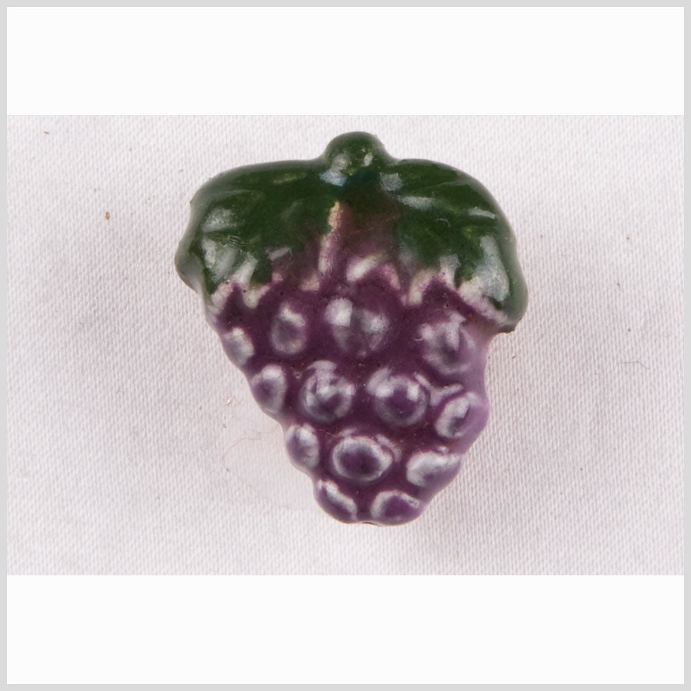 Purple Ceramic Button - 36L/23mm