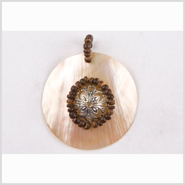 50mm Natural Natural Shell Pendant