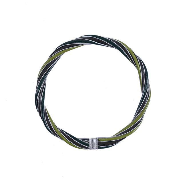 Green Combo Rattan Handle - 6.5"