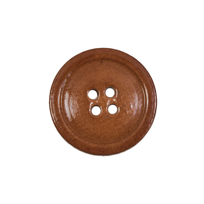 Natural Leather Blazer Button - 36L/23mm