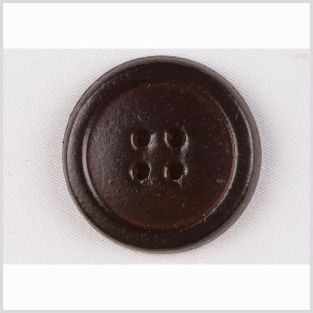 Antique Leather Button - 40L/25.5mm