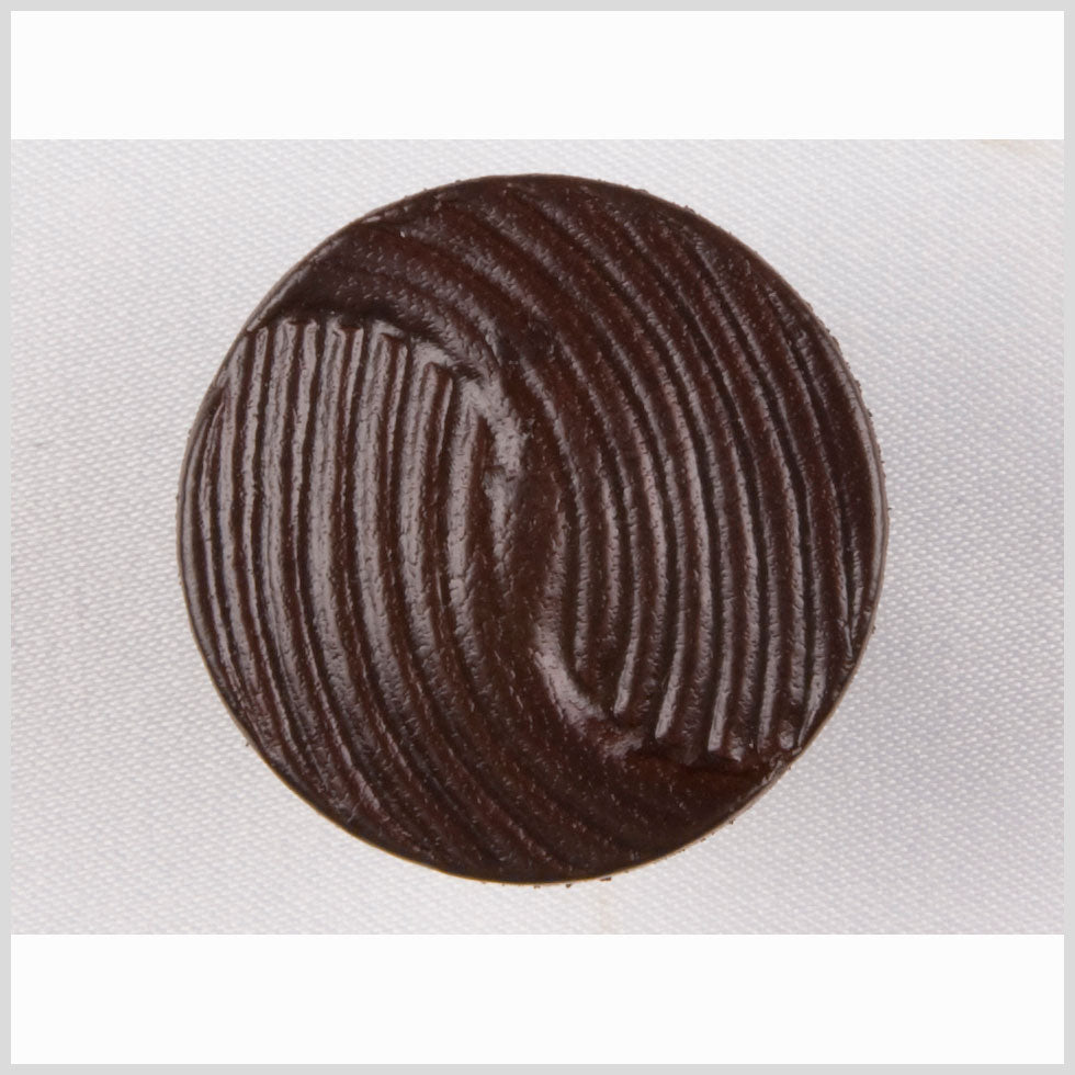 Antique Leather Button - 40L/25.5mm