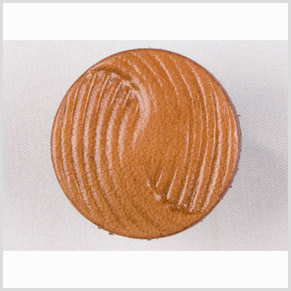 Natural Leather Button - 40L/25.5mm