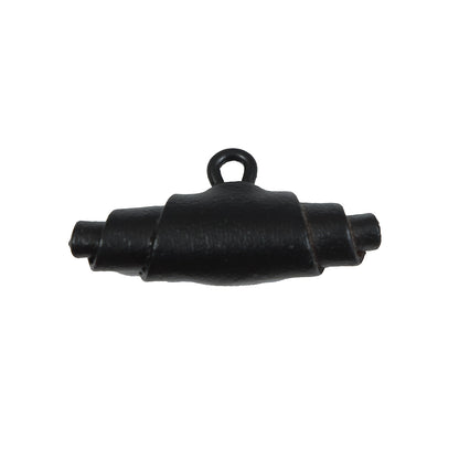 Black Leather Toggle - 60L/38mm