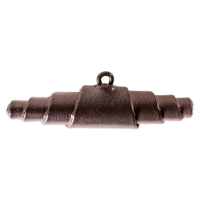 Antique Wrapped Leather Toggle - 98L/63mm Detail