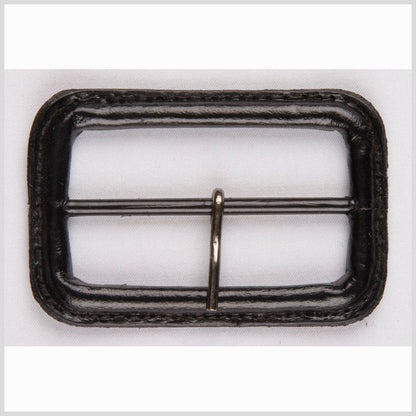2" Black Leather Buckle