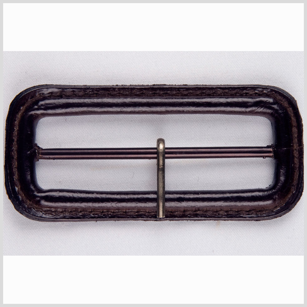 2.5" Black Leather Buckle