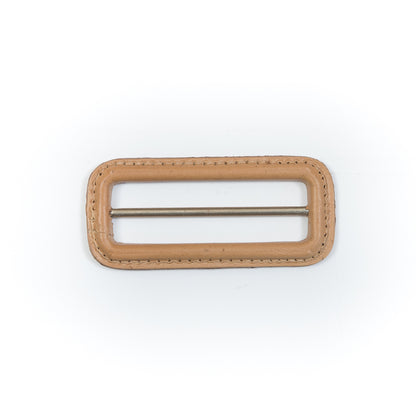Natural Leather Buckle - 3" x 1.375"
