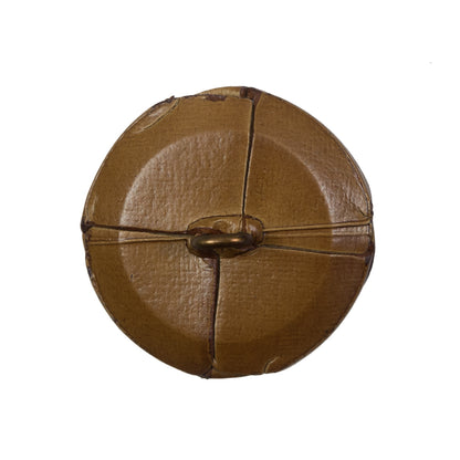 Natural Leather Shank Back Button - 40L/25.5mm Detail