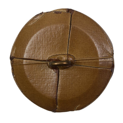 Natural Leather Shank Back Button - 54L/34mm Detail