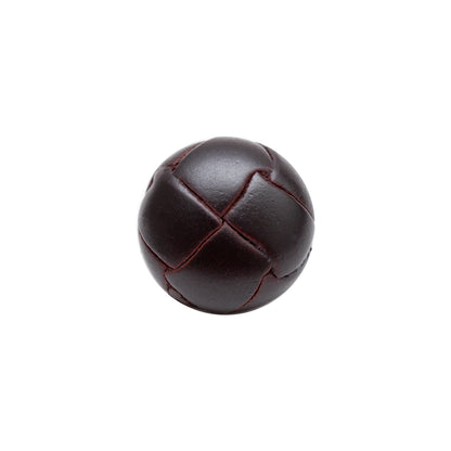 Antique Leather Shank Back Button - 24L/15mm