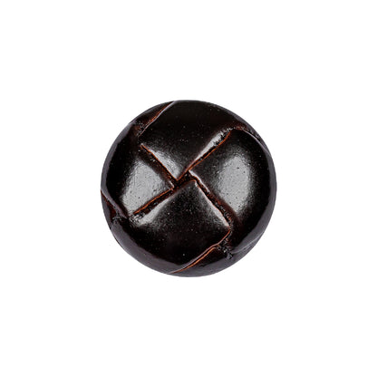Antique Leather Button - 32L/20mm