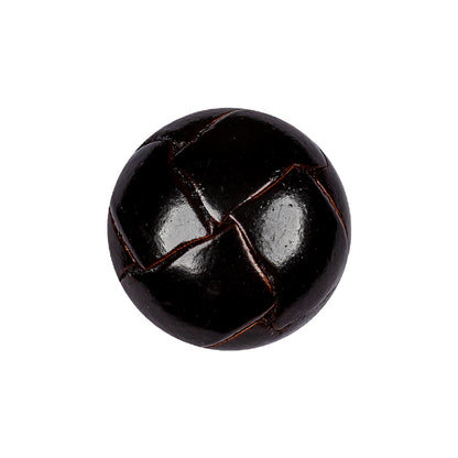 Antique Leather Button - 36L/23mm