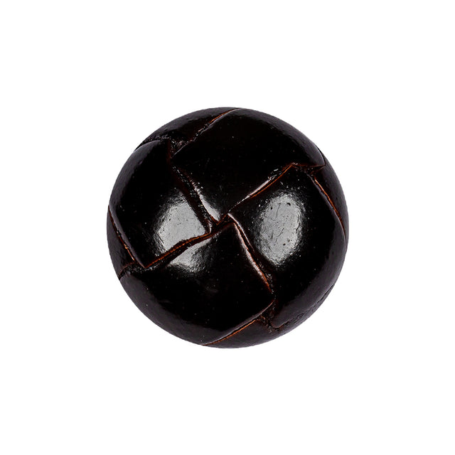 Antique Leather Button - 36L/23mm