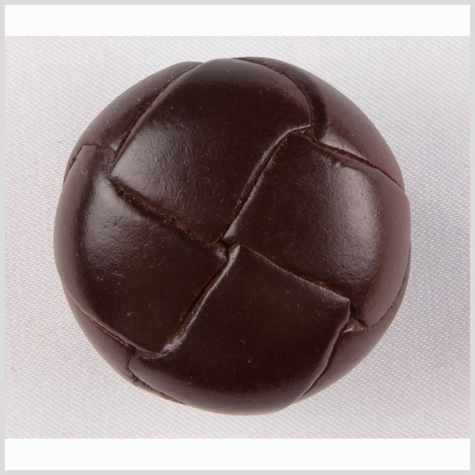 Antique Leather Coat Button - 54L/34mm