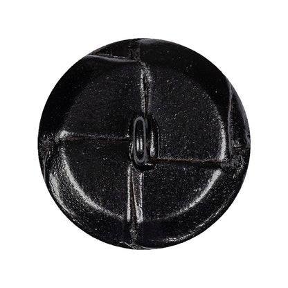Black Leather Button - 45L/29mm Detail