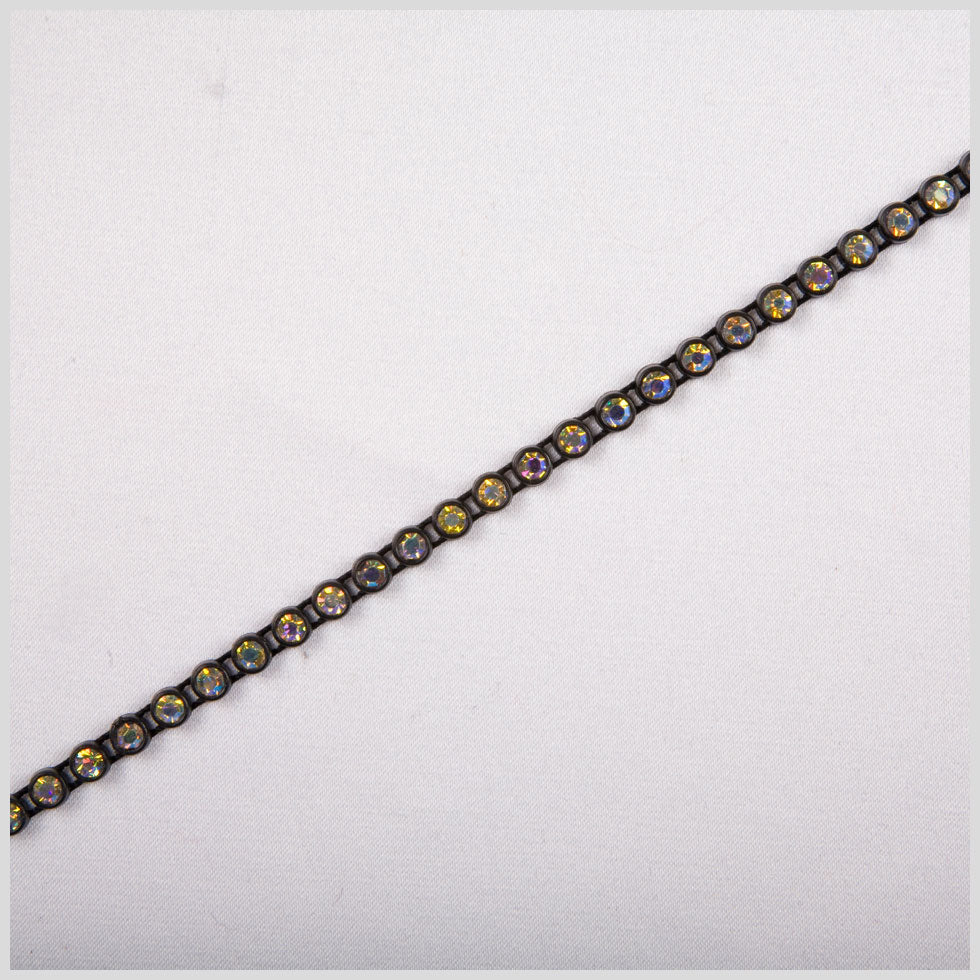 Crystal/AB/Black Metal & Czech Rhinestone