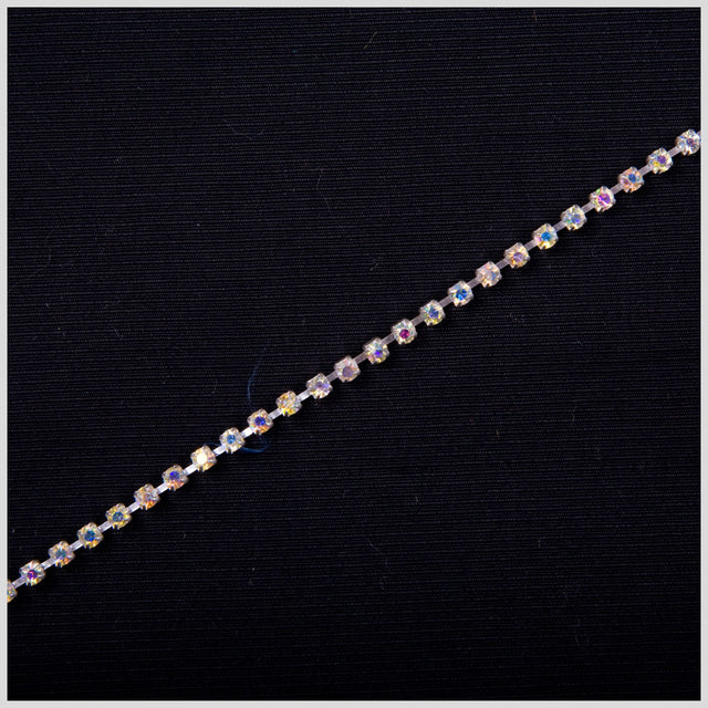 SS12 Crystal/AB/Silver Metal & Czech Rhinestone
