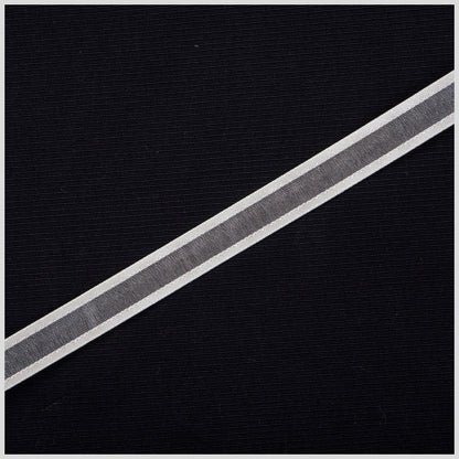 3/8" Ivory Sheer Ribbon with Double Faced Satin Edge