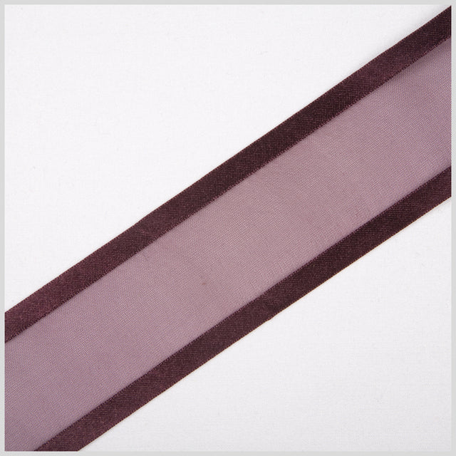 Burgundy Sheer Ribbon