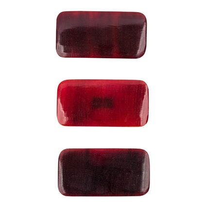 Light Brown Horn Button - 1.25" x 2.375" Full