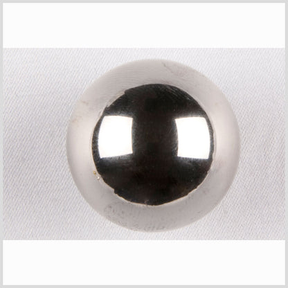 Silver Metal Coat Button - 36L/23mm