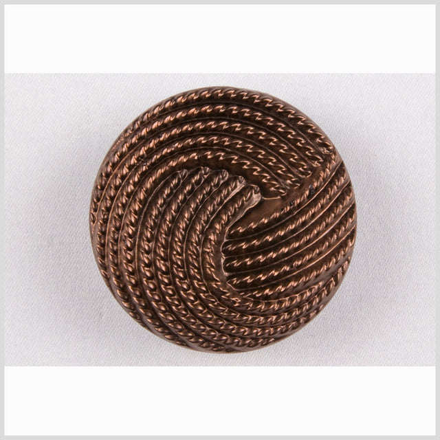 Copper Knotted Glass Shank Back Button - 54L/34mm