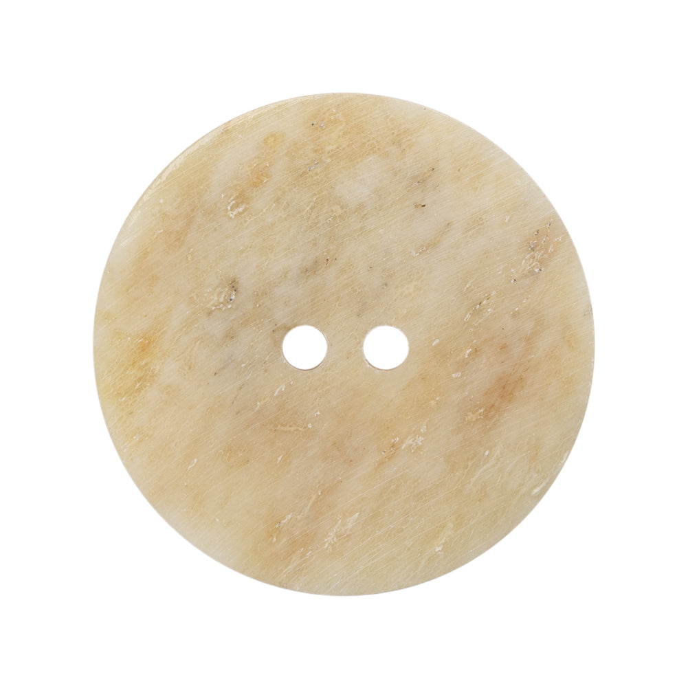 Natural Bone Carved 2-Hole Button - 44L/28mm Detail