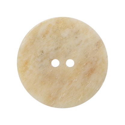 Natural Bone Carved 2-Hole Button - 44L/28mm Detail