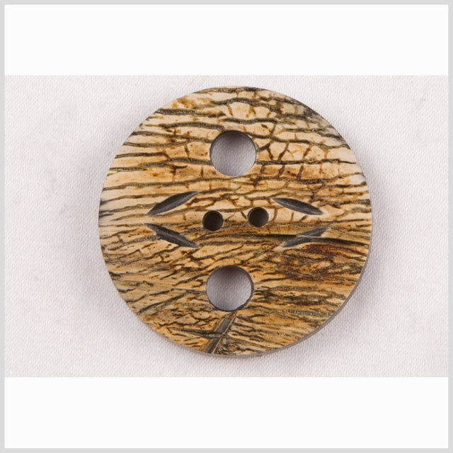 Natural Horn Button - 24L/15mm