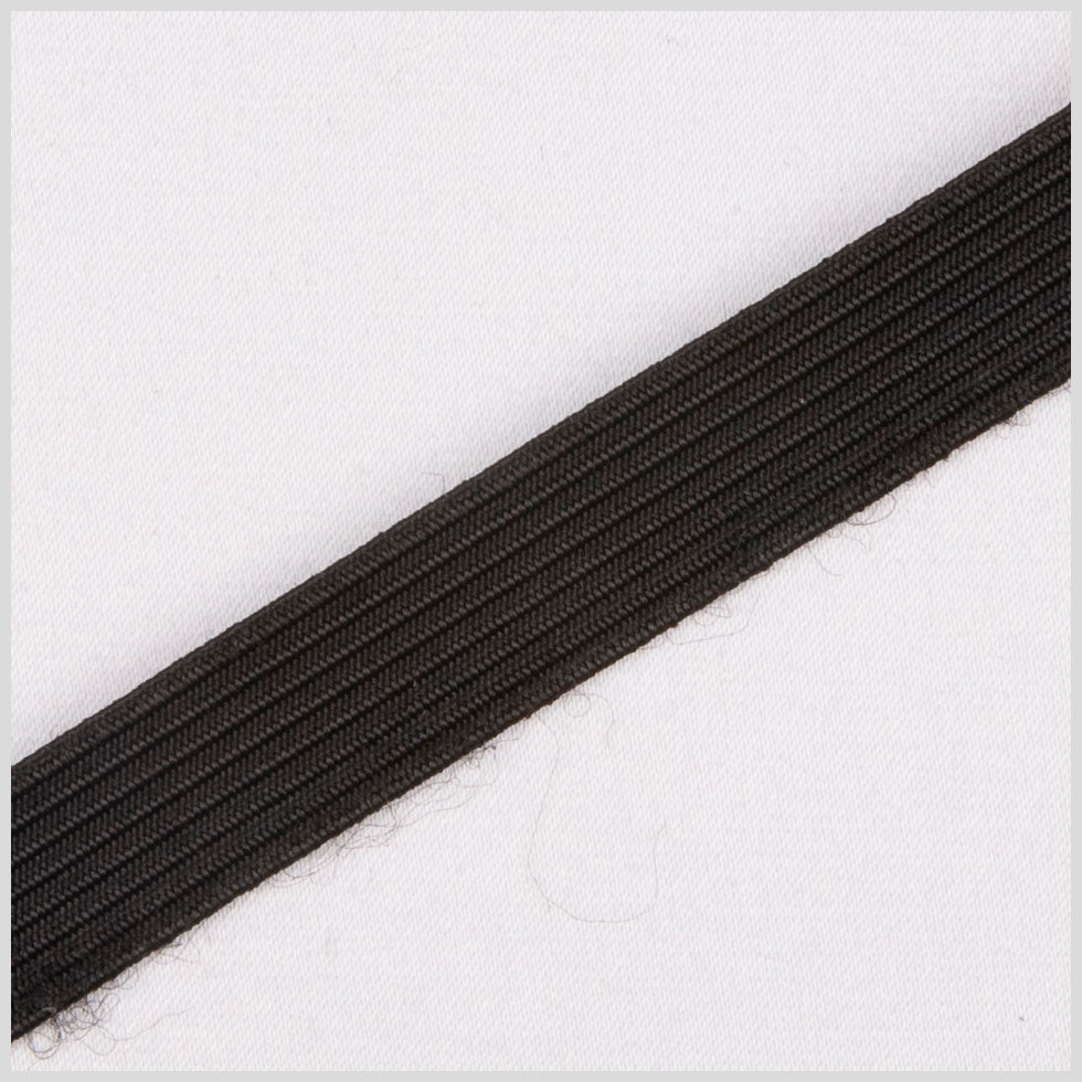 Black Elastic - 0.25"