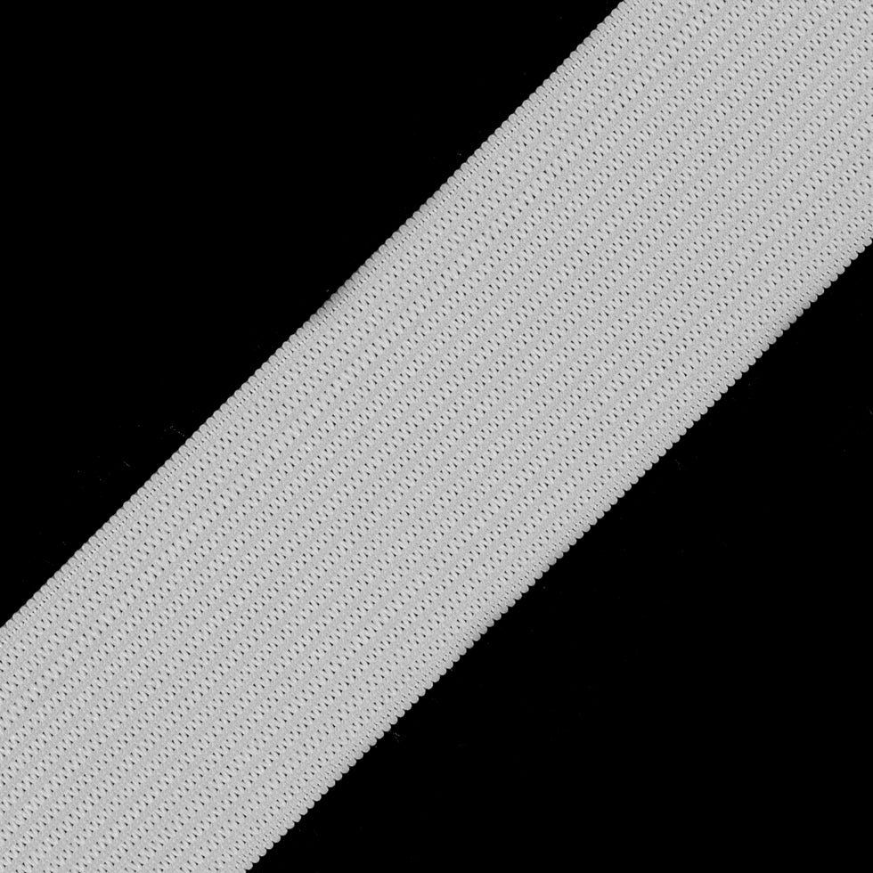 White Elastic - 1.25" Detail
