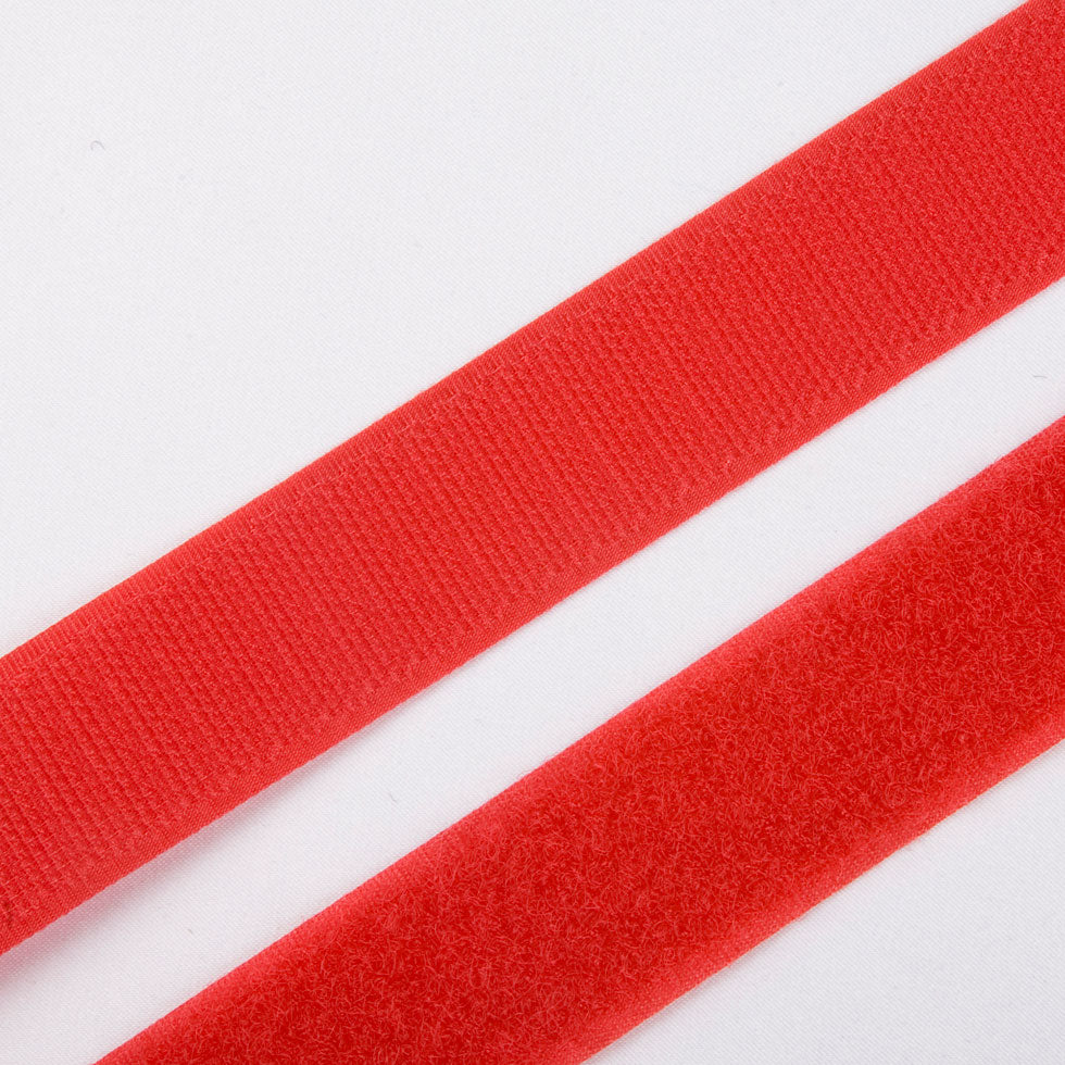 Red Sew On VELCRO&reg; Brand Fastener