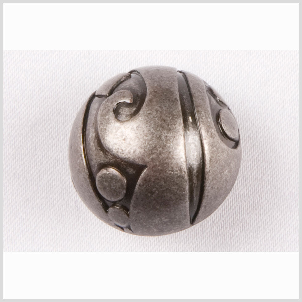 Antique Iron Button - 36L/23mm