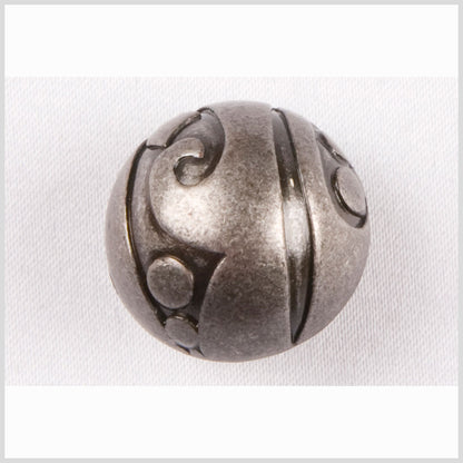 Antique Iron Button - 36L/23mm