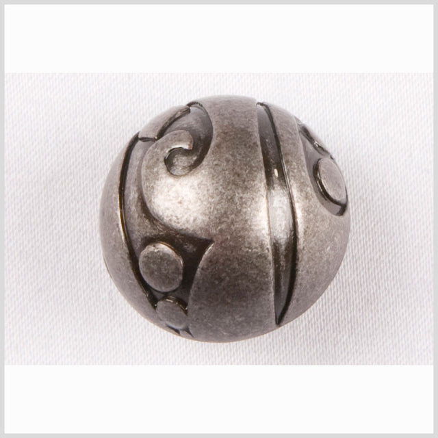Antique Iron Button - 36L/23mm