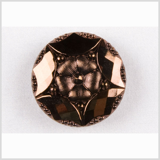 Copper Glass Button - 22L/14mm
