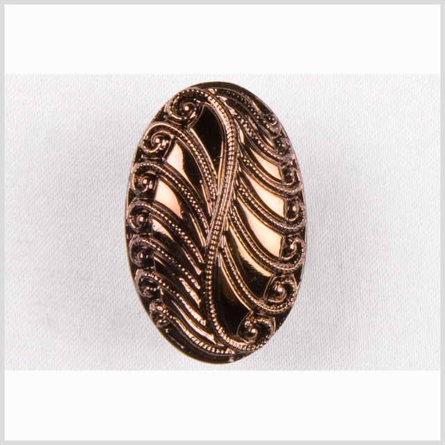 Copper Glass Button - 24L/15mm