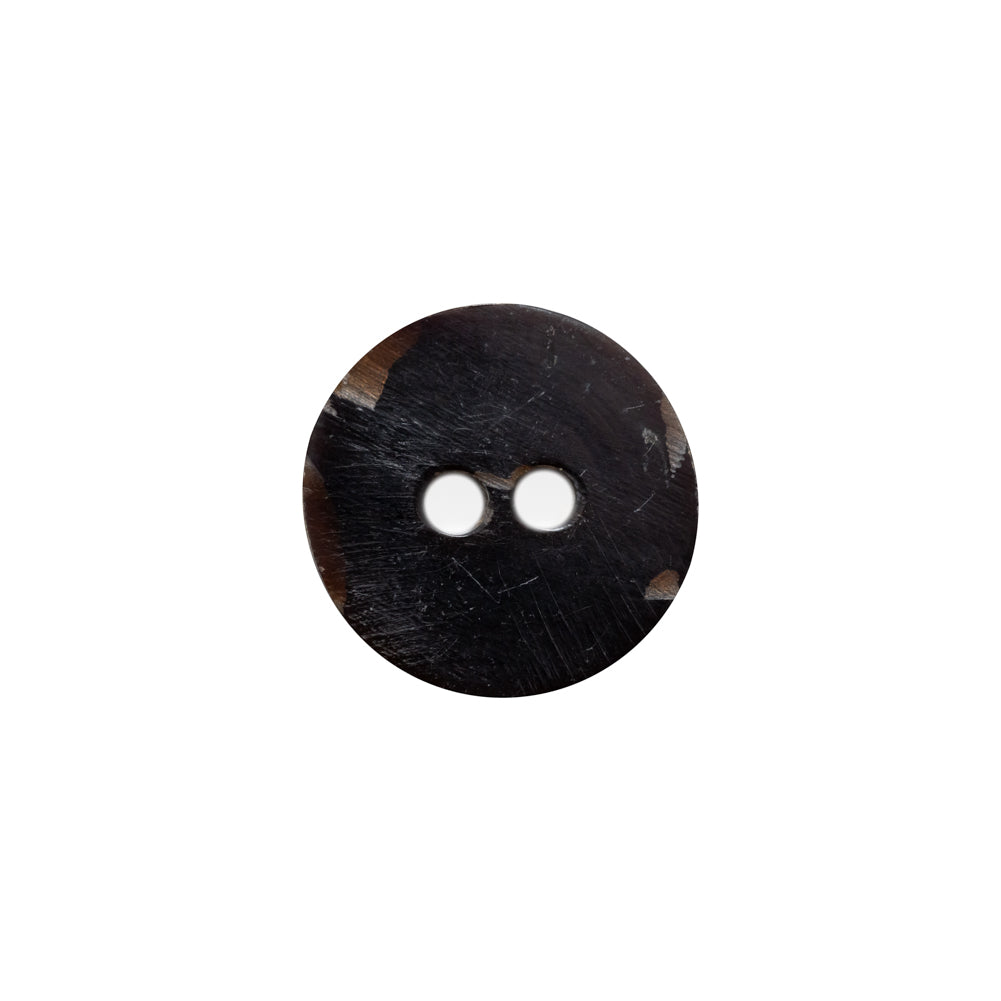 Black Horn Button - 24L/15mm Detail